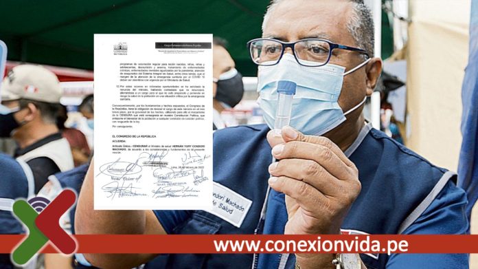 PRESENTAN MOCIÓN DE CENSURA CONTRA EL MINISTRO HERNÁN CONDORI