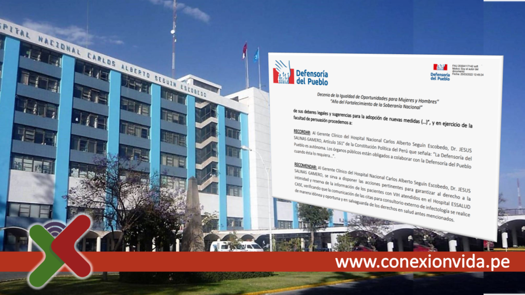 Exhortan a hospital de EsSalud a dejar de publicar lista con identidad de usuarios con VIH en sus pasillos