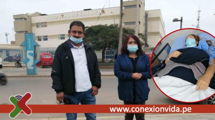 CHINCHA NEGLIGENCIA DEJAN GASA EN CUERPO DE MUJER