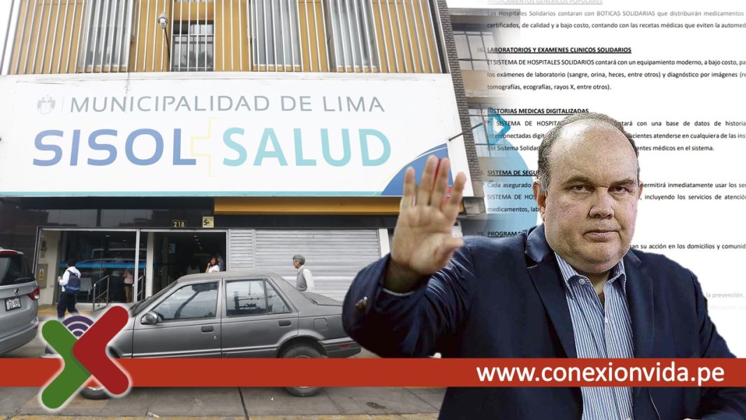 Las propuestas del electo alcalde de Lima en temas de salud, VIH y Tuberculosis