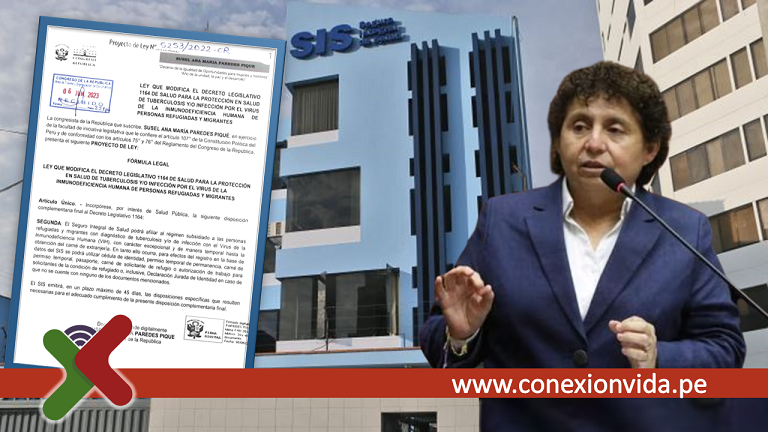 SUSEL PAREDES PROYECTO DE LEY SIS A MIGRANTES