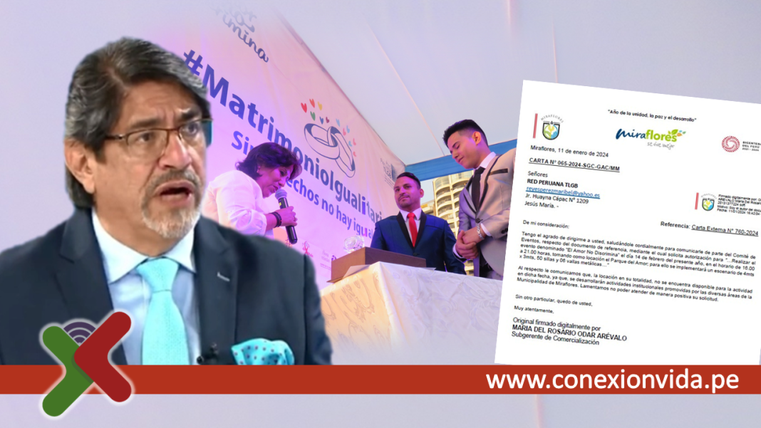 Municipio de Miraflores en desobediencia de su propia ordenanza no desea que se realice matrimonio simbólico TLGBI en el Parque del Amor